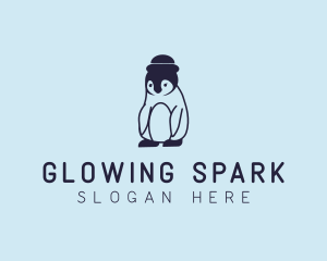 Baby Penguin Animal logo design