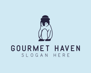 Baby Penguin Animal logo design