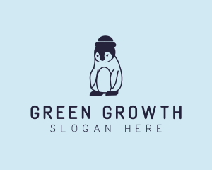 Baby Penguin Animal logo design