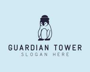 Baby Penguin Animal logo design