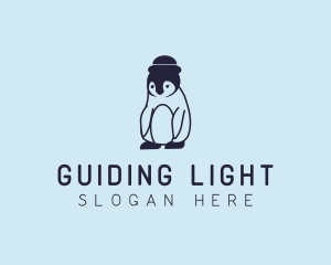 Baby Penguin Animal logo design