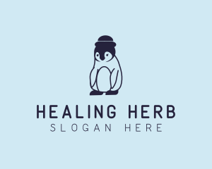 Baby Penguin Animal logo design