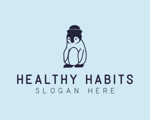 Baby Penguin Animal logo design