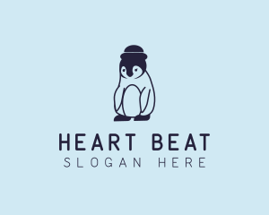 Baby Penguin Animal logo design