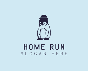 Baby Penguin Animal logo design