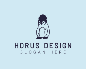 Baby Penguin Animal logo design