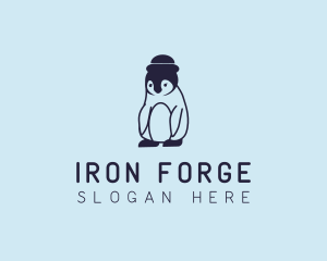 Baby Penguin Animal logo design