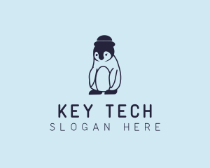 Baby Penguin Animal logo design