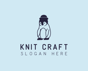 Baby Penguin Animal logo design