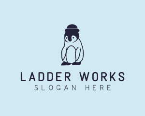 Baby Penguin Animal logo design