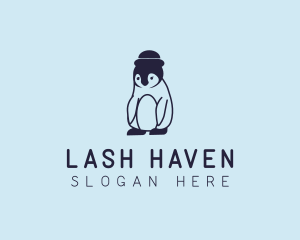 Baby Penguin Animal logo design