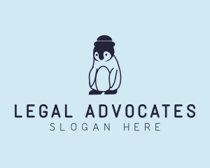 Baby Penguin Animal logo design