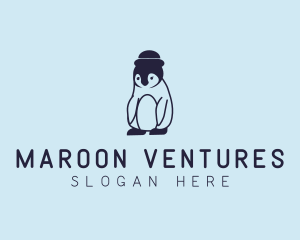 Baby Penguin Animal logo design