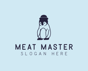 Baby Penguin Animal logo design