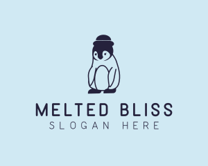 Baby Penguin Animal logo design