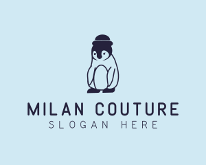 Baby Penguin Animal logo design