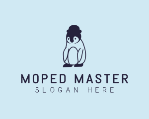 Baby Penguin Animal logo design