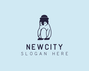 Baby Penguin Animal logo design