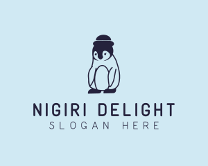 Baby Penguin Animal logo design