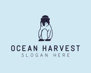 Baby Penguin Animal logo design