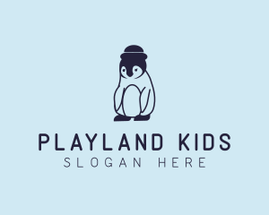 Baby Penguin Animal logo design