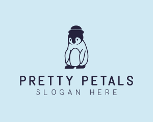 Baby Penguin Animal logo design