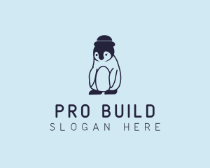 Baby Penguin Animal logo design