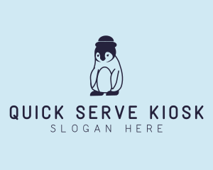 Baby Penguin Animal logo design