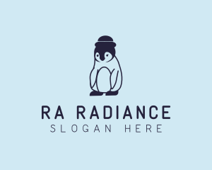 Baby Penguin Animal logo design