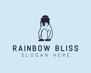 Baby Penguin Animal logo design