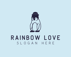 Baby Penguin Animal logo design