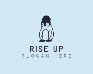 Baby Penguin Animal logo design