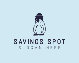 Baby Penguin Animal logo design