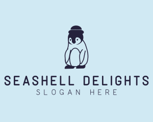 Baby Penguin Animal logo design