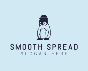 Baby Penguin Animal logo design