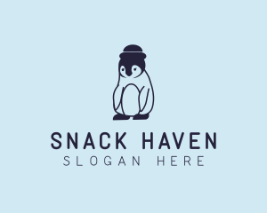 Baby Penguin Animal logo design