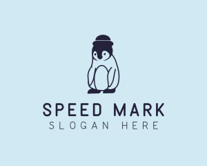 Baby Penguin Animal logo design