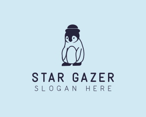 Baby Penguin Animal logo design