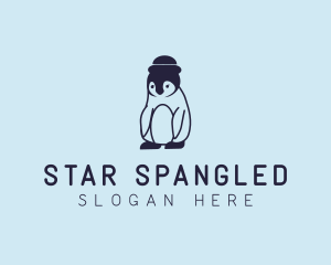 Baby Penguin Animal logo design