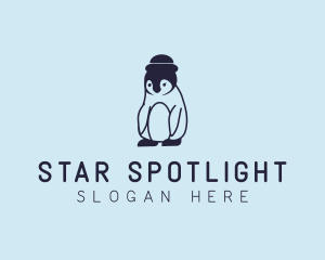 Baby Penguin Animal logo design