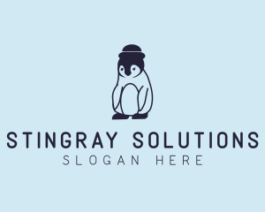 Baby Penguin Animal logo design