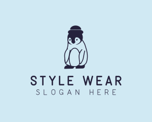 Baby Penguin Animal logo design