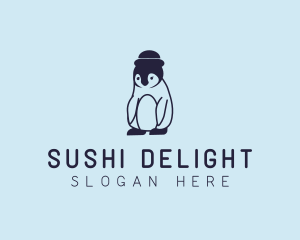 Baby Penguin Animal logo design