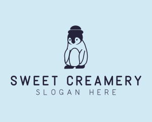 Baby Penguin Animal logo design