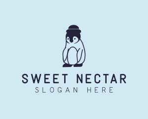 Baby Penguin Animal logo design