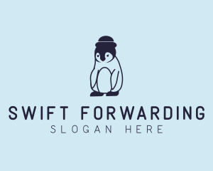 Baby Penguin Animal logo design