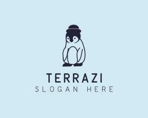 Baby Penguin Animal logo design