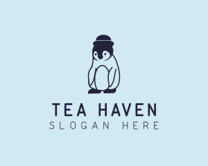 Baby Penguin Animal logo design