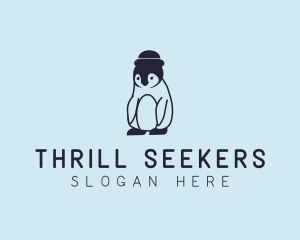 Baby Penguin Animal logo design