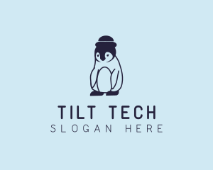 Baby Penguin Animal logo design